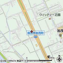 香川県坂出市加茂町甲85周辺の地図