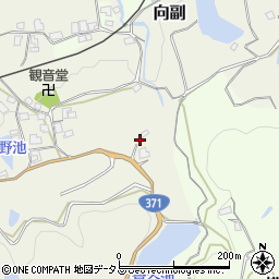 和歌山県橋本市向副287周辺の地図