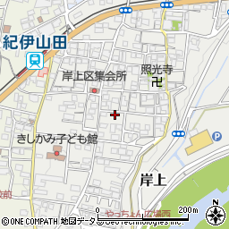和歌山県橋本市岸上241-1周辺の地図