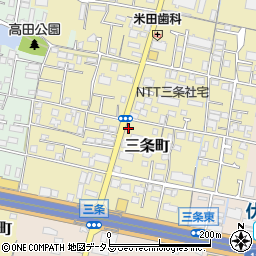 香川県高松市三条町171-3周辺の地図