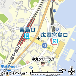 花子 宮島口店周辺の地図
