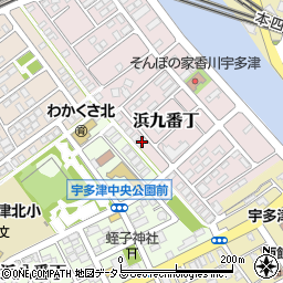 香川県綾歌郡宇多津町浜九番丁144周辺の地図