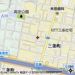 香川県高松市三条町104周辺の地図