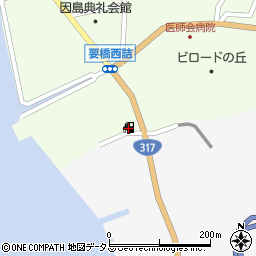 ＥＮＥＯＳ因島ＳＳ周辺の地図