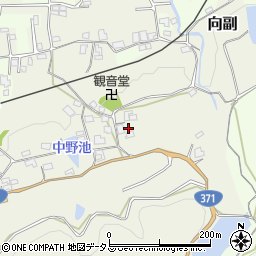 和歌山県橋本市向副305周辺の地図