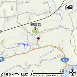 和歌山県橋本市向副304周辺の地図