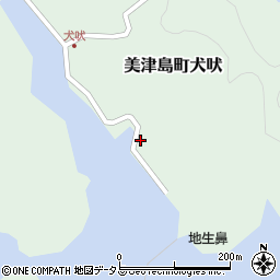 長崎県対馬市美津島町犬吠205周辺の地図