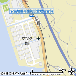 広島県安芸郡坂町亀石山周辺の地図