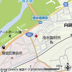 和歌山県橋本市向副1023周辺の地図
