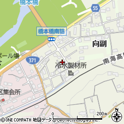 和歌山県橋本市向副1028周辺の地図