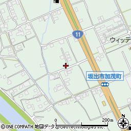 香川県坂出市加茂町甲113-4周辺の地図