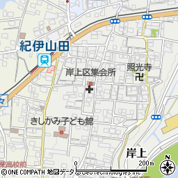 和歌山県橋本市岸上222周辺の地図