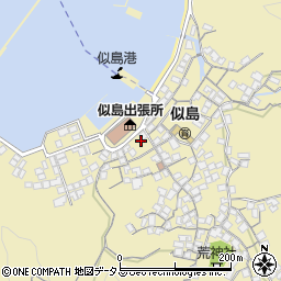 広島県広島市南区似島町家下周辺の地図