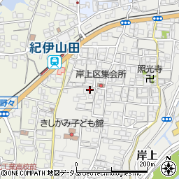 和歌山県橋本市岸上223-4周辺の地図