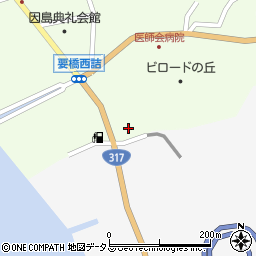 広島県尾道市因島中庄町1982周辺の地図
