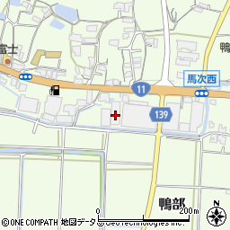 香川県さぬき市鴨部4621周辺の地図
