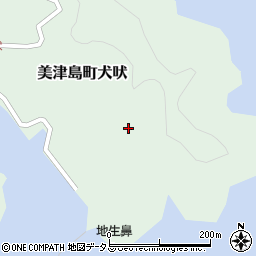 長崎県対馬市美津島町犬吠218周辺の地図