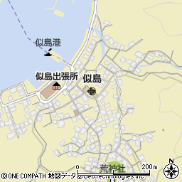 広島市立　似島保育園周辺の地図