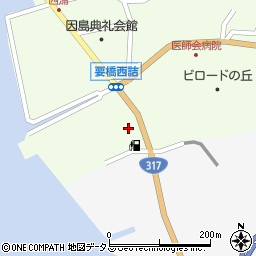 広島県尾道市因島中庄町1998-4周辺の地図