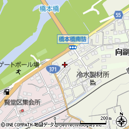 和歌山県橋本市向副1017周辺の地図