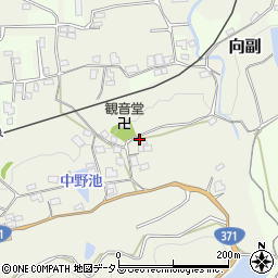 和歌山県橋本市向副301周辺の地図