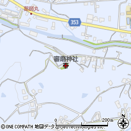 審磨神社周辺の地図