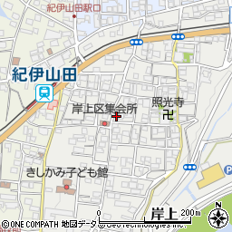 和歌山県橋本市岸上282周辺の地図