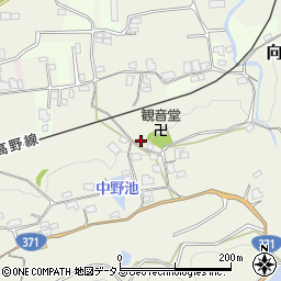 和歌山県橋本市向副262周辺の地図
