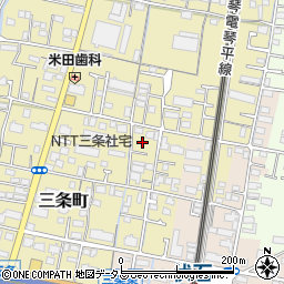 香川県高松市三条町196周辺の地図