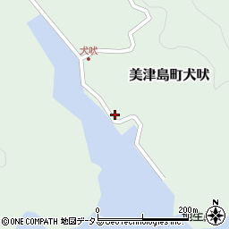 長崎県対馬市美津島町犬吠162周辺の地図