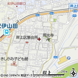 和歌山県橋本市岸上310周辺の地図