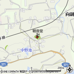 和歌山県橋本市向副265周辺の地図