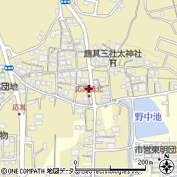 和歌山県橋本市高野口町応其301周辺の地図