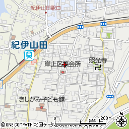 和歌山県橋本市岸上356周辺の地図