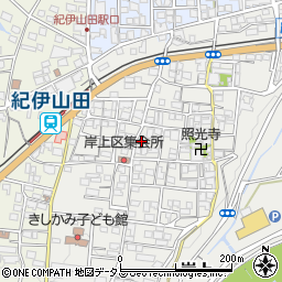 和歌山県橋本市岸上318-1周辺の地図