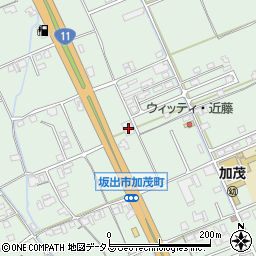 香川県坂出市加茂町甲94周辺の地図