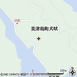 長崎県対馬市美津島町犬吠203周辺の地図