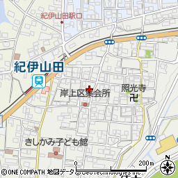 和歌山県橋本市岸上353周辺の地図