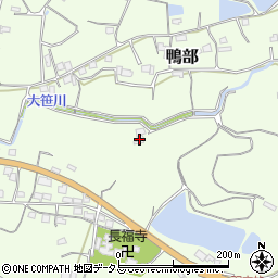 香川県さぬき市鴨部6166-1周辺の地図