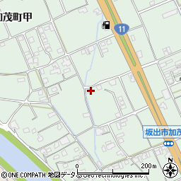 香川県坂出市加茂町甲110周辺の地図