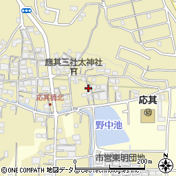 和歌山県橋本市高野口町応其270-1周辺の地図