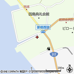 広島県尾道市因島中庄町1987周辺の地図