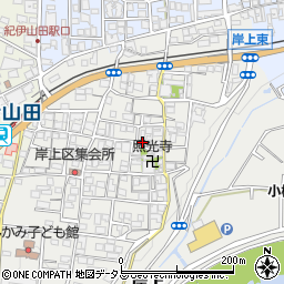 和歌山県橋本市岸上304-1周辺の地図