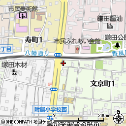坂出文京町郵便局 ＡＴＭ周辺の地図
