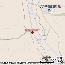 飯盛山登山口周辺の地図