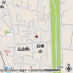 香川県高松市元山町周辺の地図