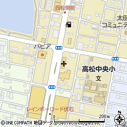 香川トヨタ自動車レインボーロード店周辺の地図
