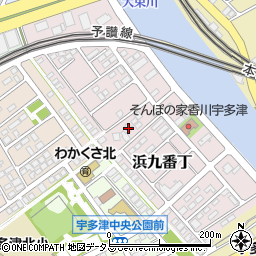 香川県綾歌郡宇多津町浜九番丁147周辺の地図