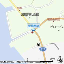 広島県尾道市因島中庄町1985周辺の地図