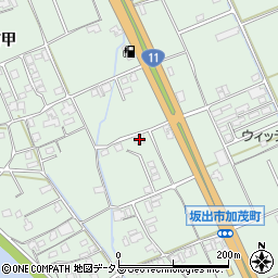 香川県坂出市加茂町甲115周辺の地図